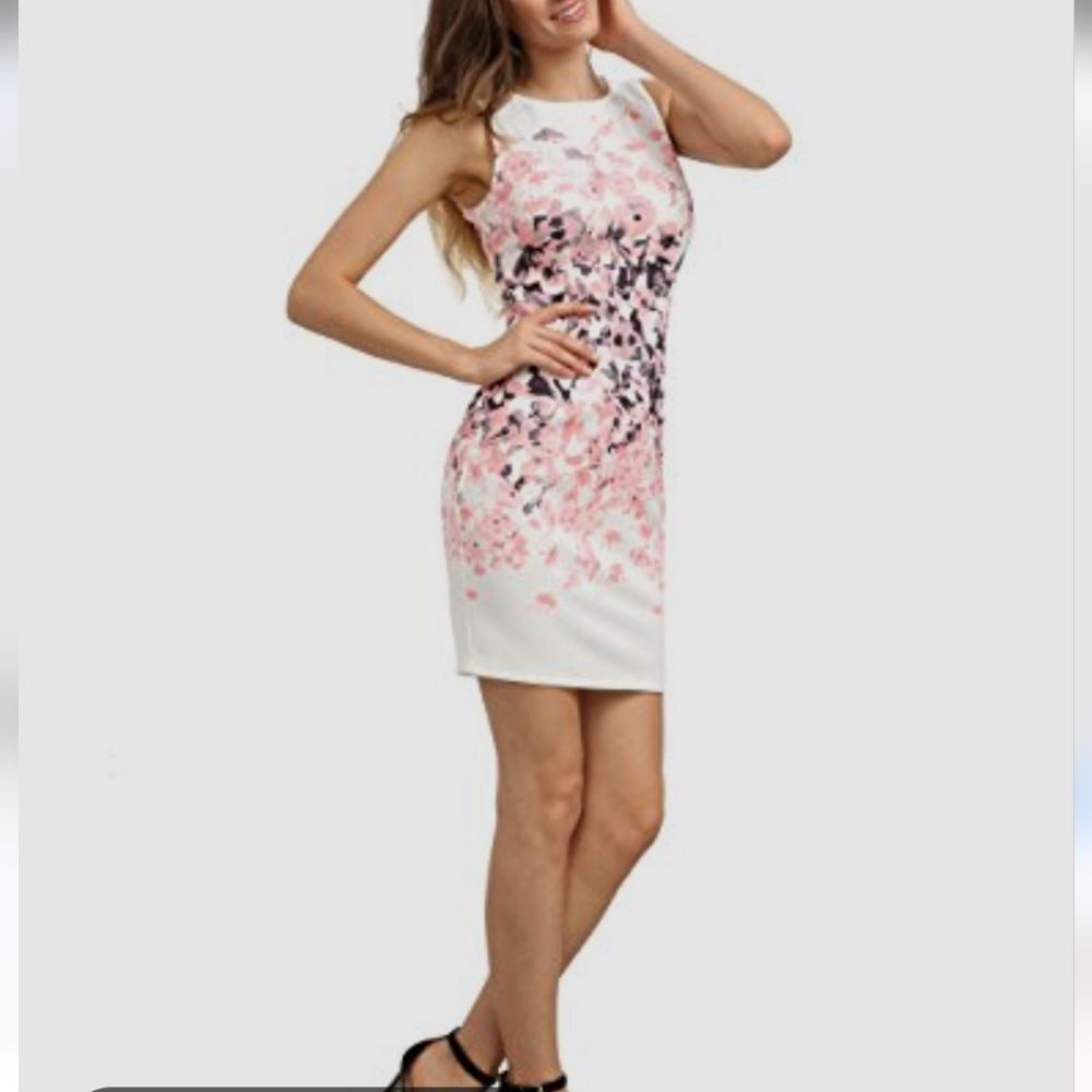 Romwe Sheath Bodycon Floral Dress. Datenight. - Picture 7 of 12